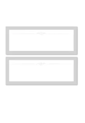 £2.39 • Buy 24 Silver Table Place Name Setting Meal Cards Xmas Party Birthday Dinner Wedding