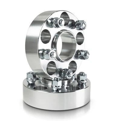 $64.95 • Buy 2x Hub Centric Wheel Spacers Adapters ¦ 5X112 ¦ 57.1 CB ¦ 14X1.5 Studs  ¦ 38MM