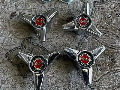 Vintage Ford MOPAR Mustang Magnum 500 Spinner Hub Cap Wheel Centers - Set Of 4 • $275