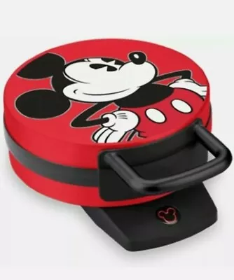 Disney DCM-12 Mickey Mouse Waffle Maker Red • $21.86