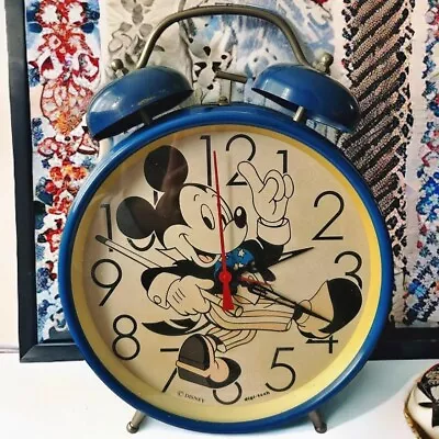 Vintage 1970s Disney Mickey Mouse Alarm Clock • £33.75