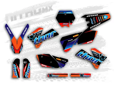 NitroMX Graphic Kit For KTM SX SXF 125 250 450 525 2005 2006 Decals Motocross MX • $159.90