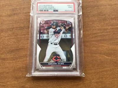 2023 Bowman Paper Products Edouard Julien RC Minnesota Twins PSA 9 Rookie • $8