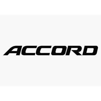 $3.50 • Buy (2) HONDA ACCORD Vinyl Decal Sport Sticker Turbo JDM Custom Type R