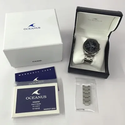 Casio Oceanus Classic Line OCW-T4000A-1AJF Bluetooth Link Radio Solar Watch Mens • $476