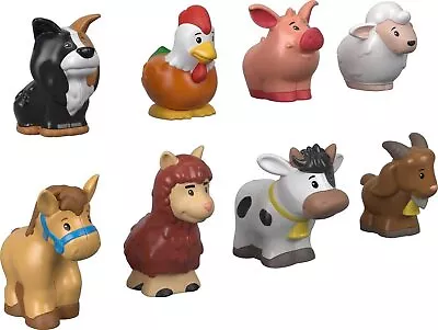 Fisher-Price Little People Toddler Toys Farm Animal Friends 8-Piece Figure Set F • $56.63