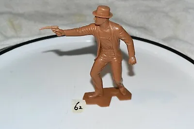 Vintage 1966 Marx Man From Uncle Brown Figure Secret Agent W/ Gun 007 Rare #62 • $32