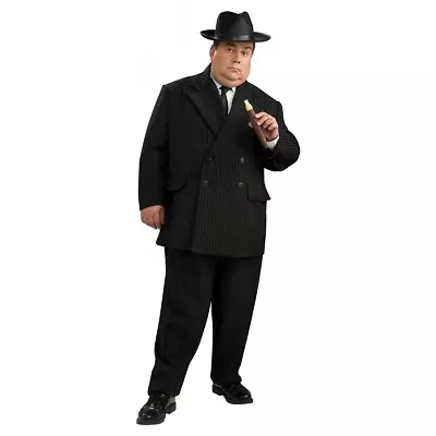 Gangster Costume Plus Size Adult Halloween Fancy Dress • $24.90