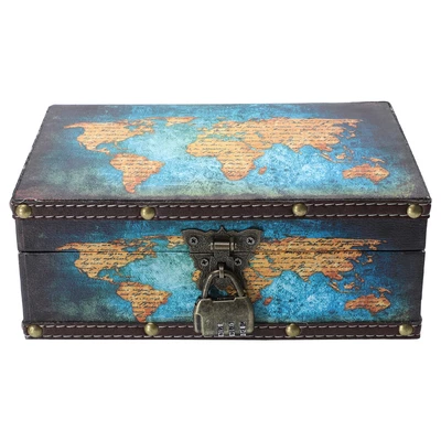 $36.93 • Buy 1Pc Keepsake Jewelry Chest Wooden Storage Box Vintage Jewelry Holder Vintage