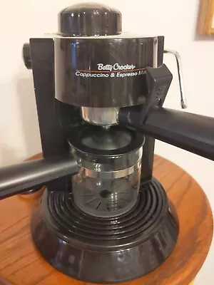 Betty Crocker Cappuccino & Espresso Maker Black BC-1725 Vintage  • $55