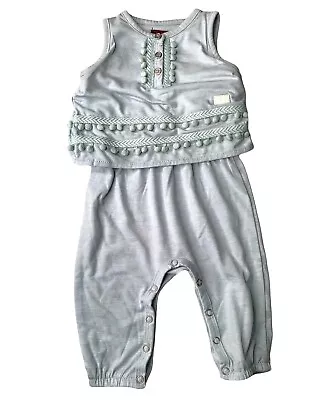 7 For All Mankind Bodysuit One Piece Bodysuit Baby Boys Size 3-6 Months Blue • $3.59