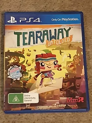 $15 • Buy TEARAWAY Unfolded ~From The Creators Of Little Big Planet. PS4. 