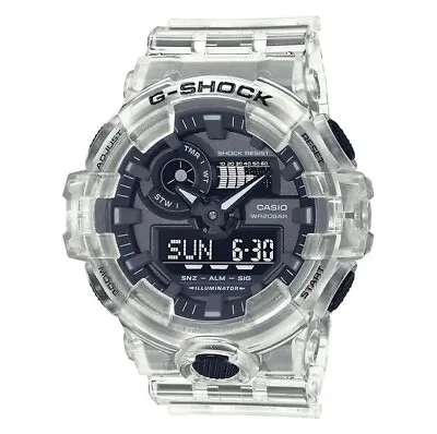 Casio G-SHOCK GA700SKE-7A Transparent Pack Grey Resin Analog-Digital Men's Watch • $80