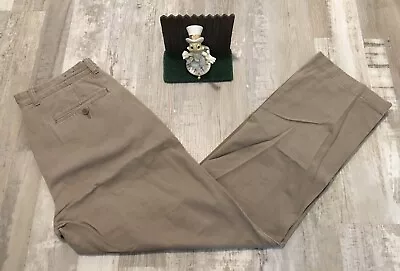 J Crew Regular Fit Chino Pants Men’s 32X34 Olive Brown Minimal Wear • $24.99