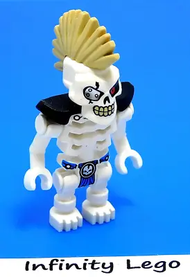 LEGO Nuckal Skeleton Minifig Vertical Hands General Ninjago Samurai Mech 70665 • $12.50