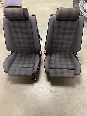 Sports Seat Pair Sportsitze Recaro Ubercaro Fabric For BMW E30 M3 Coupe Sedan • $2999