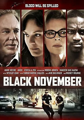 DVD - Action - Black November - Anne Heche - Akon - Jeta Amata - Vivica Fox • $9.80