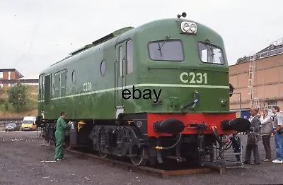 35mm Slide - Irish C Class Loco C231 @ Old Oak Common • £3.25