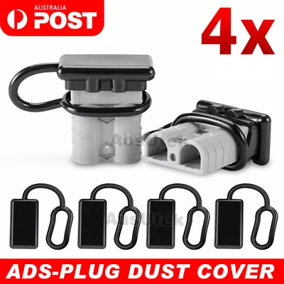 $6.45 • Buy 4x Dust Cap For Anderson Plug Cover Style Connectors 50AMP Battery Caravn 12-24V