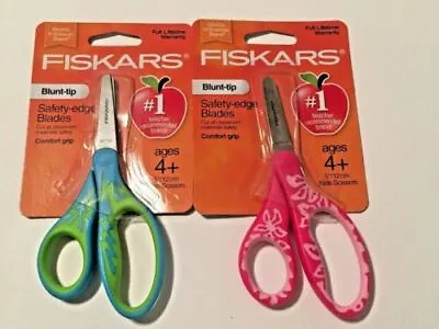 £4.50 • Buy Fiskars Childrens School Safety Scissors 3+ Arts And Crafts Comfort Grip 