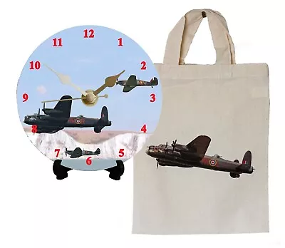 Battle Of Britain Flight Clock - DIY Clock KIT In Small Canvas Gift Bag • £19.50