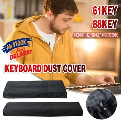 61/88 Key Piano Keyboard Dust Cover For Electronic Keyboard And Digital Piano AU • $13.40