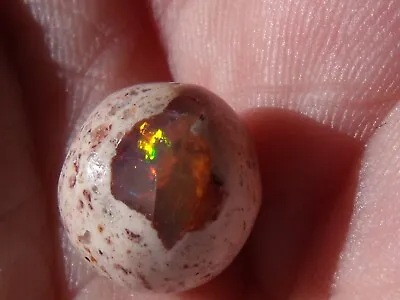 7.90 Ct. Mexican Cantera Fire Opal Bead For Necklace Jewelry • $125