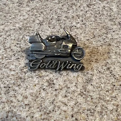 Honda Gold Wing Bike Vest Pin Lapel Badge Key Pewter Motorcycles • $12