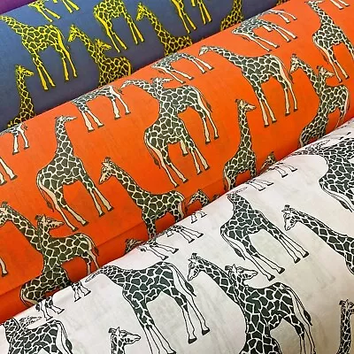 £1.50 • Buy Giraffe Animals  Poly Cotton Printed Fabric 110cm Wide M1706