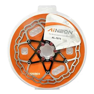 ASHIMA AiNeon ARO-10 Lightest Disc Brake Rotor 180mm 101g  Black • $51