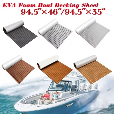 Marine Boat Flooring EVA Foam Faux Teak Decking Sheet Sea Deck Yacht Mat 95  • $65.45