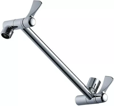 $18.99 • Buy 11  Solid Brass Shower Head Extension Arm With Lock Joints Adjustable Height
