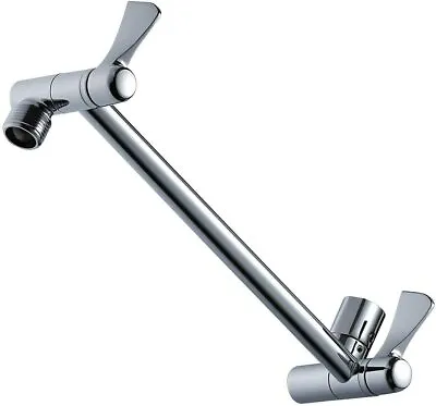 11  Solid Brass Shower Head Extension Arm With Lock Joints Adjustable Height • $18.04