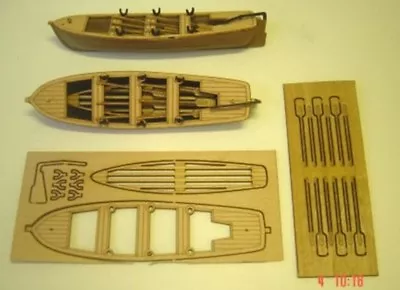 Mantua Plastic And Wood Lifeboat Kit Length 95mm • £9.75