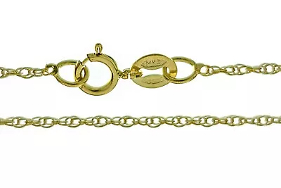 £32.95 • Buy GENUINE 9ct GOLD FINE JEWELLERY NECKLACE NECK CHAIN CURB TRACE ROPE