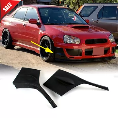 Fit For Subaru Impreza WRX STI 04-05 Front Side Bumper Splitter Lips Cover Caps • $144.40