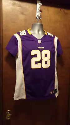 Minnesota Vikings Child Large L Jersey Football Peterson 28 Nike On Field NFL • $31.99