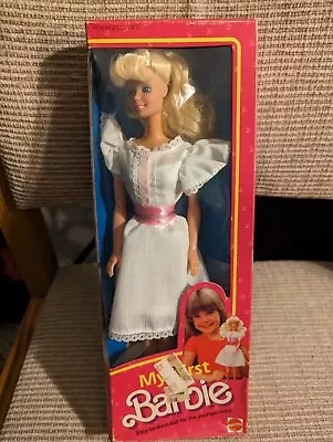 My First Barbie Doll Easy-to-Dress Mattel 1984 #1875 NEW • $40