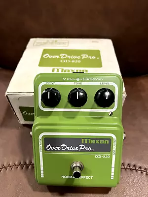 Maxon OD-820 Overdrive Pro Overdrive Guitar Effect Pedal MIJ W/box • $189