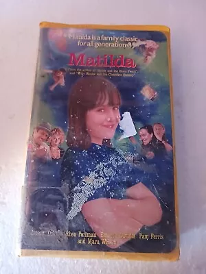 Matilda 1996 Vhs Tape/ Clam Shell Case/ Missing Tape Lid But Good Condition  • $10