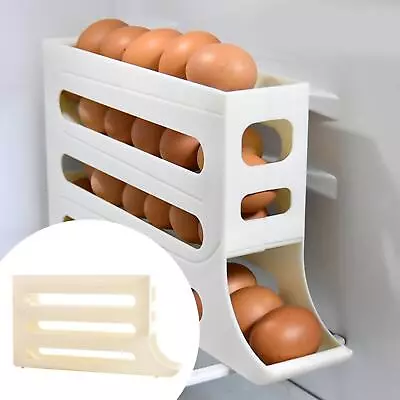 Refrigerator Egg Storage Box Fridge Egg Organizer For Restaurant Pantry • £7.33