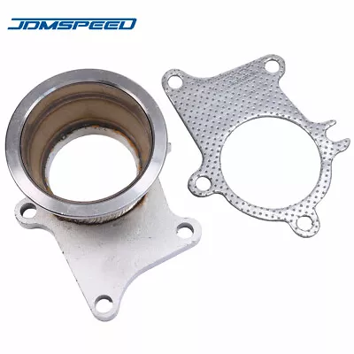 5 Bolt T3/T4 Turbo Exhaust Turbo Down Pipe Flange To 3  76mm V Band Adapter • £25.88