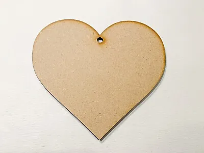 £3.85 • Buy Large Wooden Heart Shape 10cm,20cm,30cm,40 Ready To Decorate