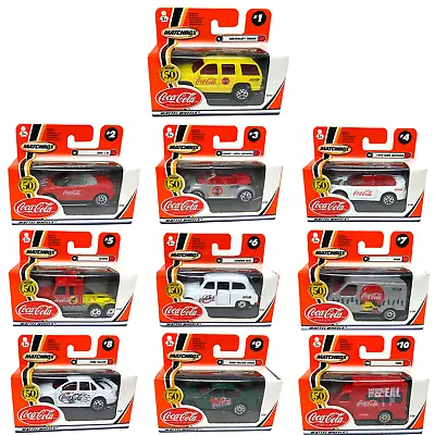 Matchbox Collectibles Coca-Cola 50th 1:64 Diecast Complete Set Of 10 • $87.23