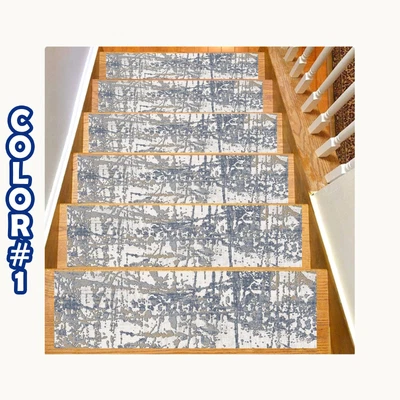 $21 • Buy Stair Treads Rug, Step Runner, Stair Runner, Step Rug, Non-Slip, Washable Rug