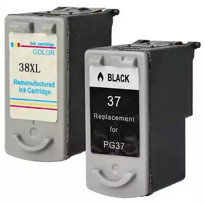 2 Multicolour Ink Cartridges For Canon Pixma Ip2500 Mp190 Ip2600 Ip1800 Mp140 • £43.39