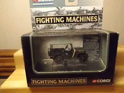 Corgi Fighting Machines Willys Jeep Korean/Vietnam Wars 1:64-New • $8