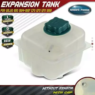 Engine Coolant Expansion Tank W/ Cap For Volvo 850 94-97 C70 S70 V70 1998 Front • $23.09