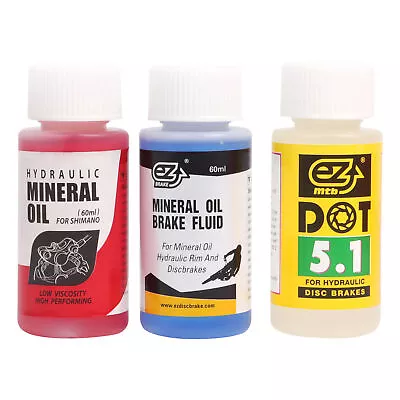 60ml Bicycle Brake Oil Mineral Fluid Oil System For Cycling Mountain Bikes • $11.86