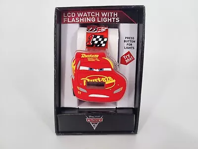 Disney/Pixar Cars 3 Kids LCD Watch With Flashing Lights - WORKS • $12.99